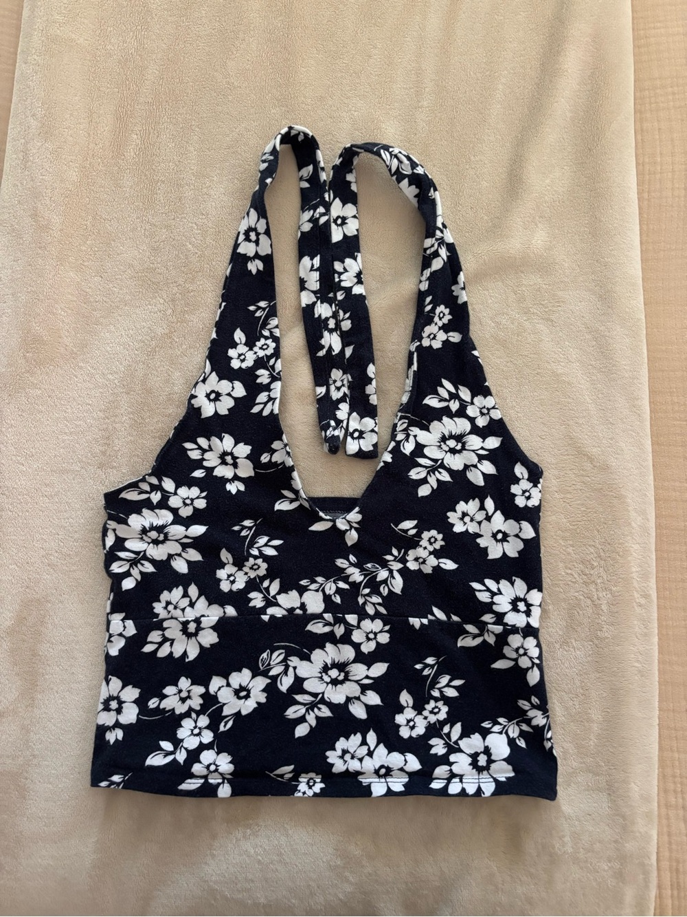 Blue Halter Top